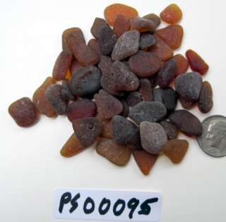 Brown Jewelry-Grade Sea Glass