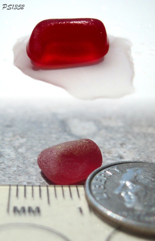 Small but Exquisite Red Sea Glass