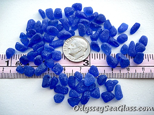 "Spinnaker" Blue Sea Glass