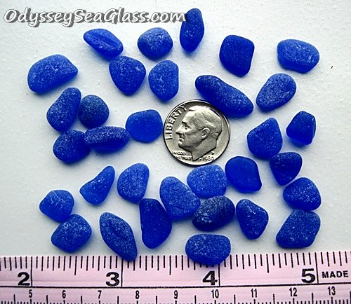 Cobalt Blue - Dark Blue Sea Glass