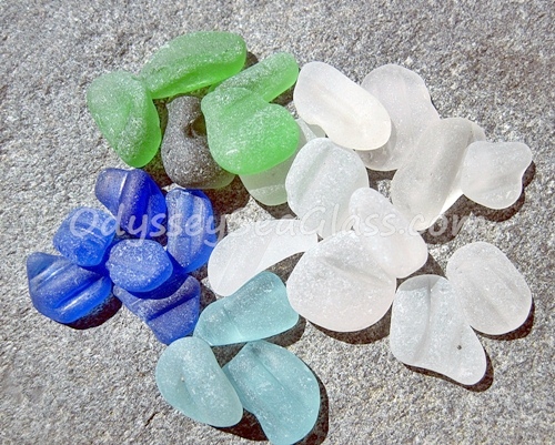 "Ridge Runner" Mixed Color Sea Glass