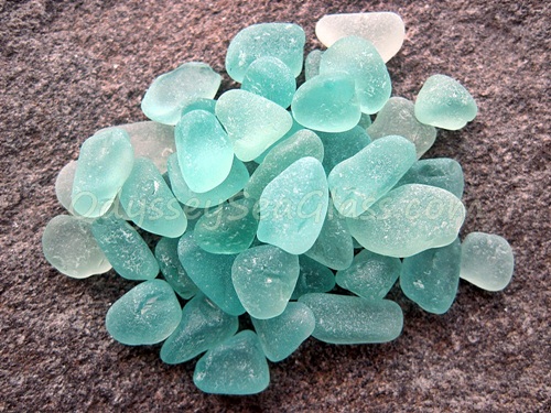 Turquoise Jewelry-Grade Sea Glass