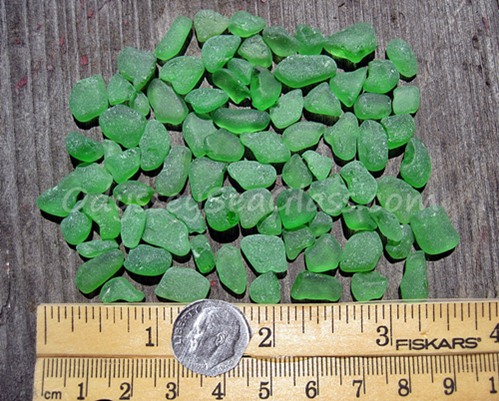 "Edinburgh" Green Sea Glass