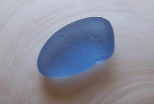 Puget Sound Cornflower Blue Sea Glass