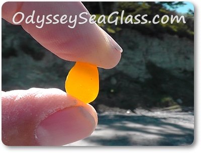 Orange Sea Glass