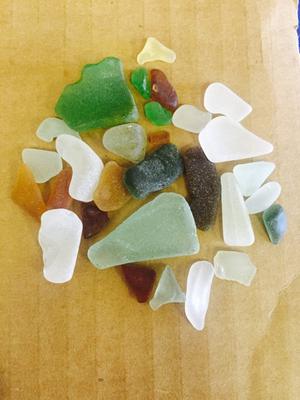 Some beach glass colors - Washington