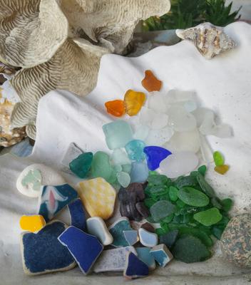 All in a day's search - Malibu California sea glass