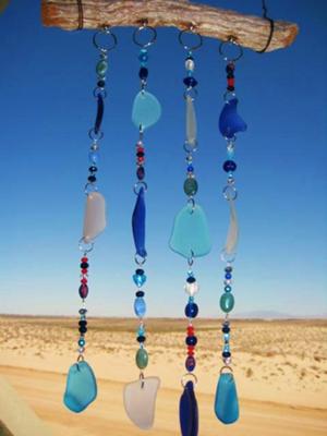 Beach Glass Suncatcher