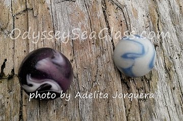black swirl blue adelitas marbles