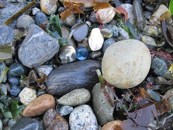 Sea Glass Bead Sea Glass Marble