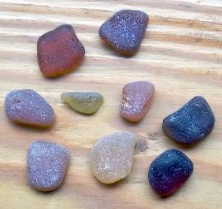 Shades and Hues of Brown Sea Glass