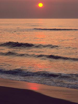 Sunrise over the Atlantic Ocean at Assateague Island