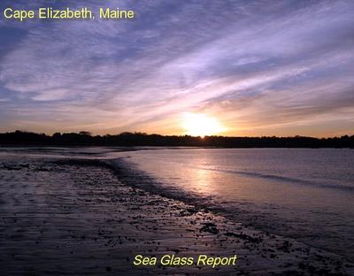 Crescent Beach, Cape Elizabeth, Maine - Sea Glass Beach Report