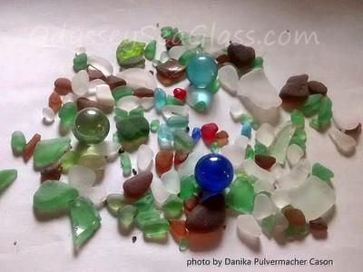 2 - Latest beach glass haul from Doctors Park