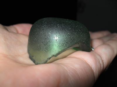 Dark green sea glass, more information?