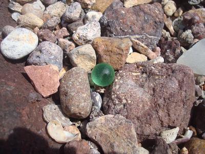 A fabulous find!  - August 2013 Sea Glass Photo Contest