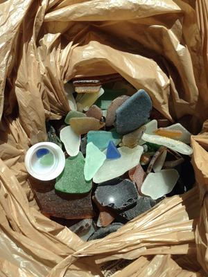 "First Sea Glass Hunt"