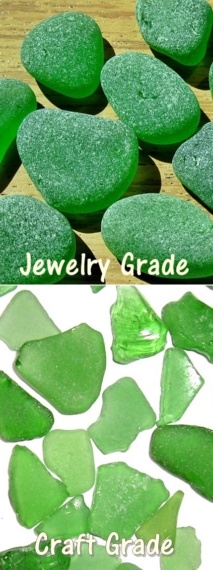 Jewelry Grade vs Craft Grade Beach Glass