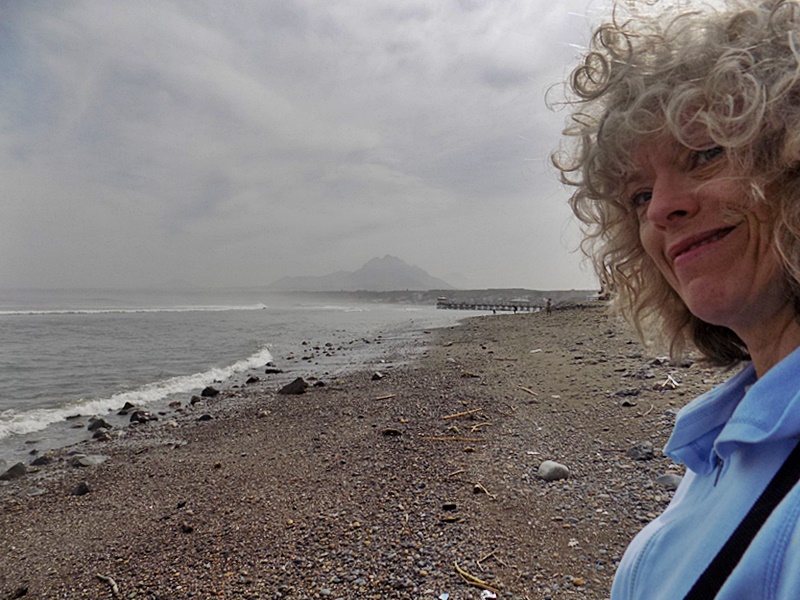 Lin at Huanchaco Beach June 9, 2017