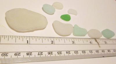 Huge Sea Glass PiecesGrabbed Right Out of the Waves Clutches in Pacifica, CA