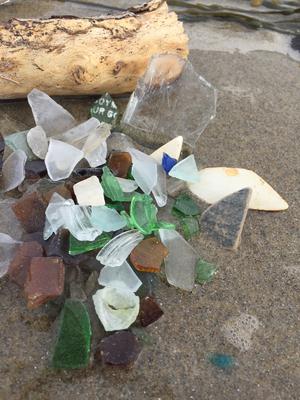 Beach glass found this afternoon!