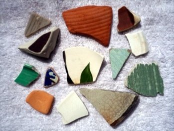 Pottery shards