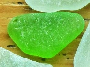 Lime-green Sea Glass