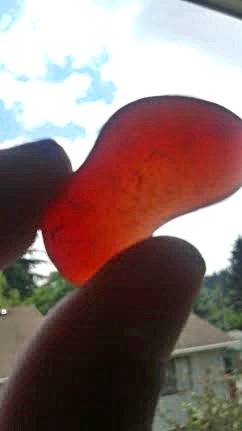 red sea glass from maggie dangol