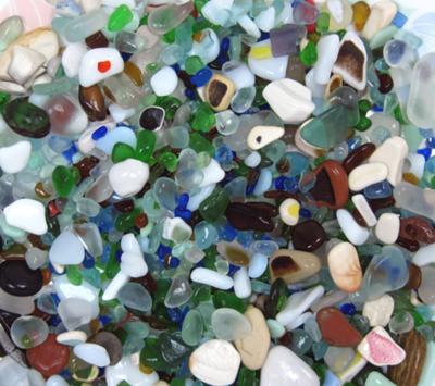 Sea Glass Piled Up