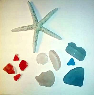 Never too late for Red, White and Blue - August 2013 Sea Glass Photo Contest