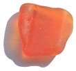 Orange Sea Glass Chesapeake Bay