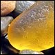 amber yellow sea glass