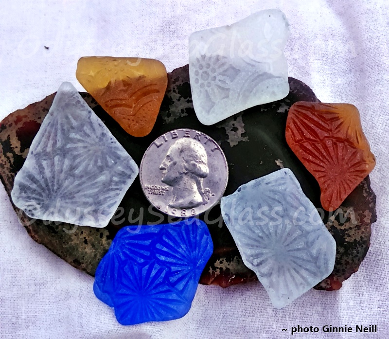 Jamaica Glass Beach Patterned Glass