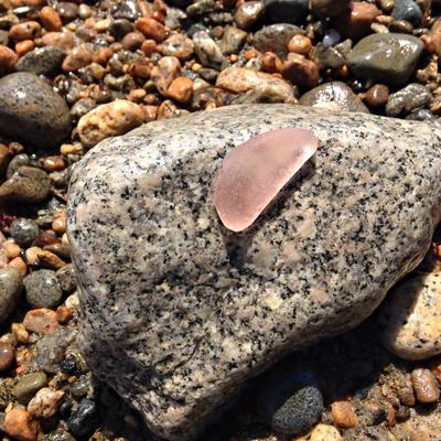 Pink Gloucester Sea Glass Photo Contest