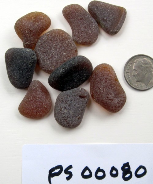 Brown Jewelry-Grade Sea Glass
