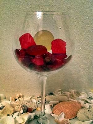 Red Bermuda Sea Glass