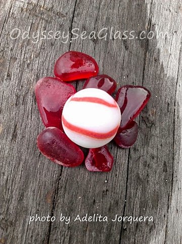 red sea glass white marble adelita