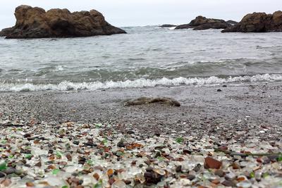 Rolling In - Fort Bragg Glass Beach