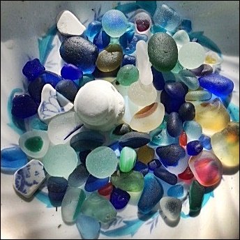 Seaham Beach Sea Glass by Sarah Wolfe