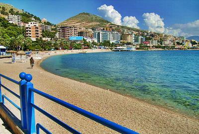 Saranda Albania beachfront promenade