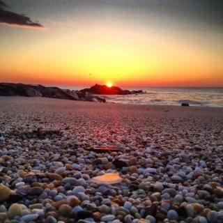 When I find sea glass on the beach I feel like someone from above is watching over me. 