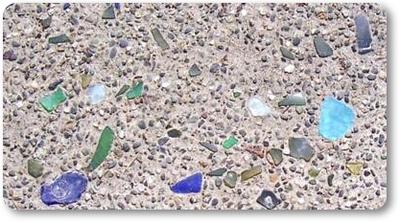 Sea Glass Concrete Driveway