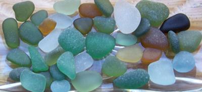 Sea glass from Italy