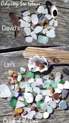 Why Sea Glass Reports Vary - David and Lin's Catches