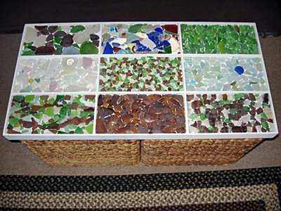 Sea Glass Table Top