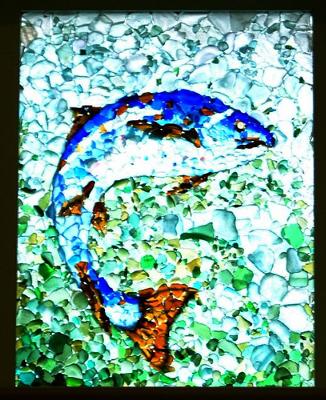 Sea Glass Art Bowl