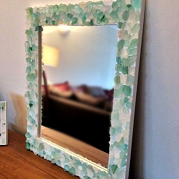 DIY Sea Glass Frame