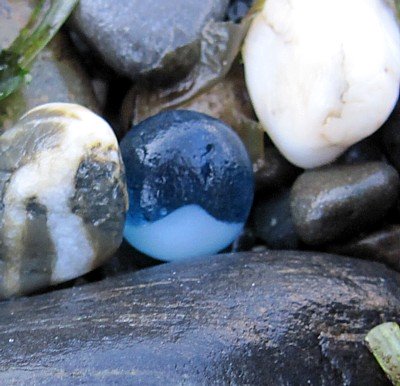 Sea Glass Bead Sea Glass Marble