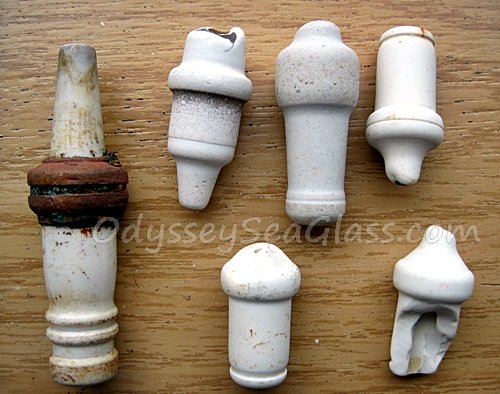 Sea Glass or Beach Glass Spark Plugs