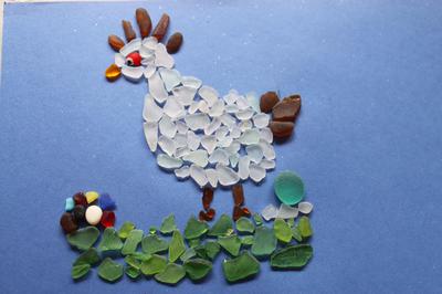 Seaglass Chicken - Pierpont Beach, Ventura, California